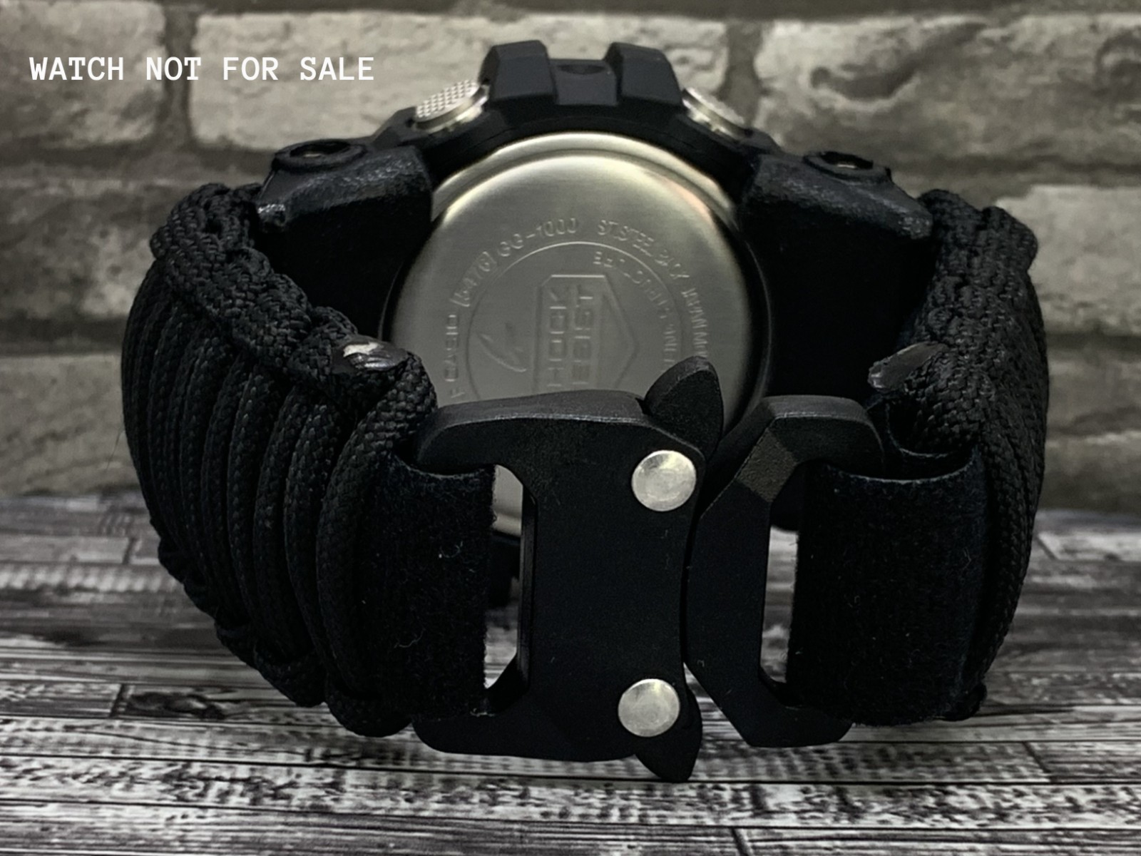 Casio G-Shock GA-2100/10 Adjustable Paracord Watch Strap Stab-Lock Buckle Colors