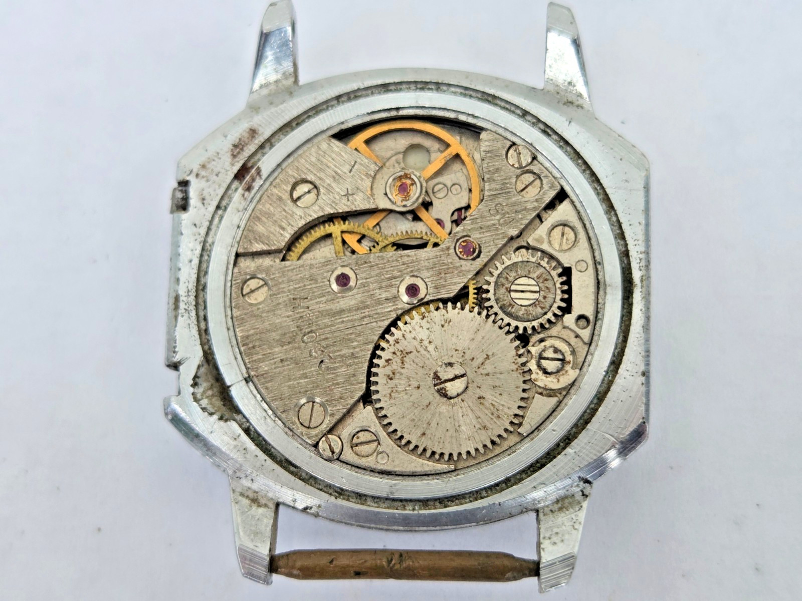 Russian Soviet Watch Raketa Rocket For The Blind Not working for parts US Seller