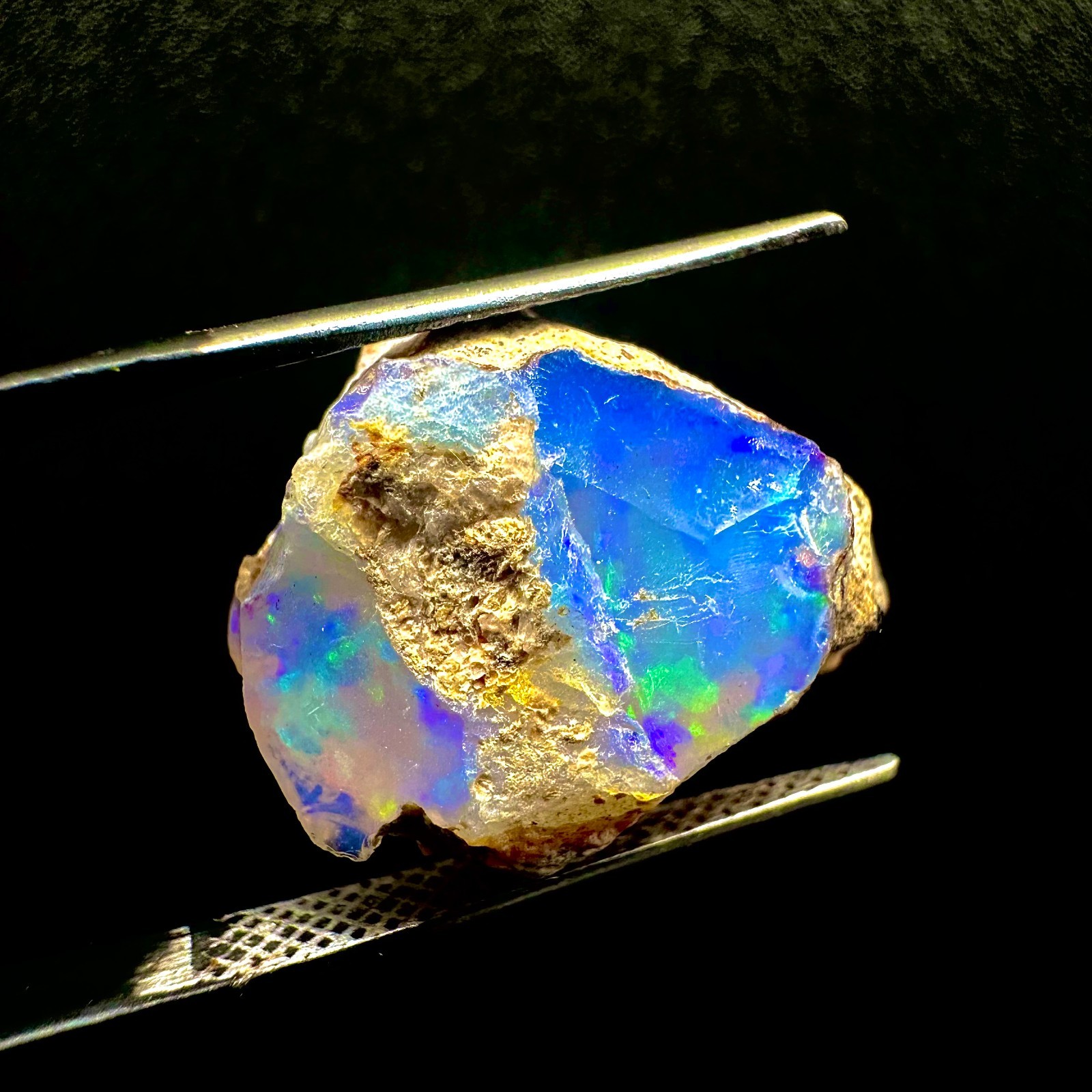 13 CTS Natural Ethiopian Opal Rough, Crystal Raw Welo Fire Opal Rough Gemstone