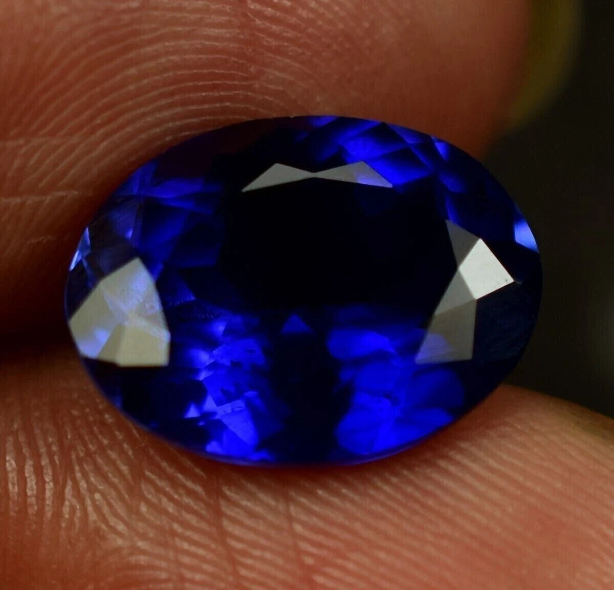 31 Ct AAA+ Natural Kashmiri Blue Sapphire Loose Gemstone Oval Cut IGL Certified