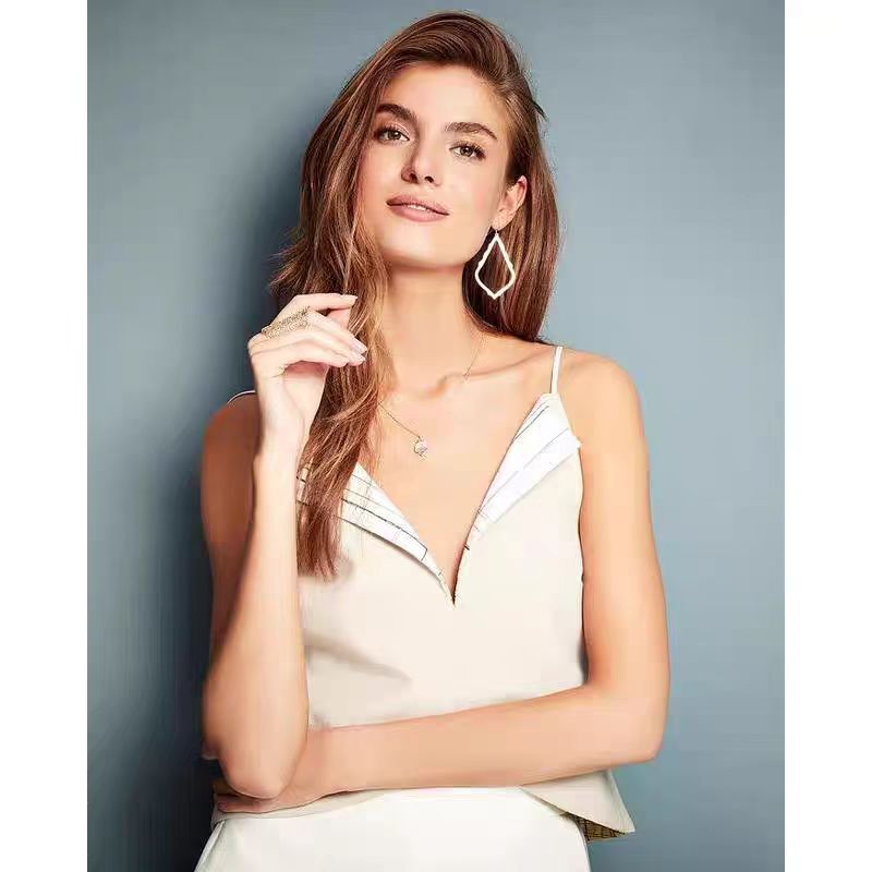 NEW Rhodium Kendra Scott Sophee Drop Earrings Big style