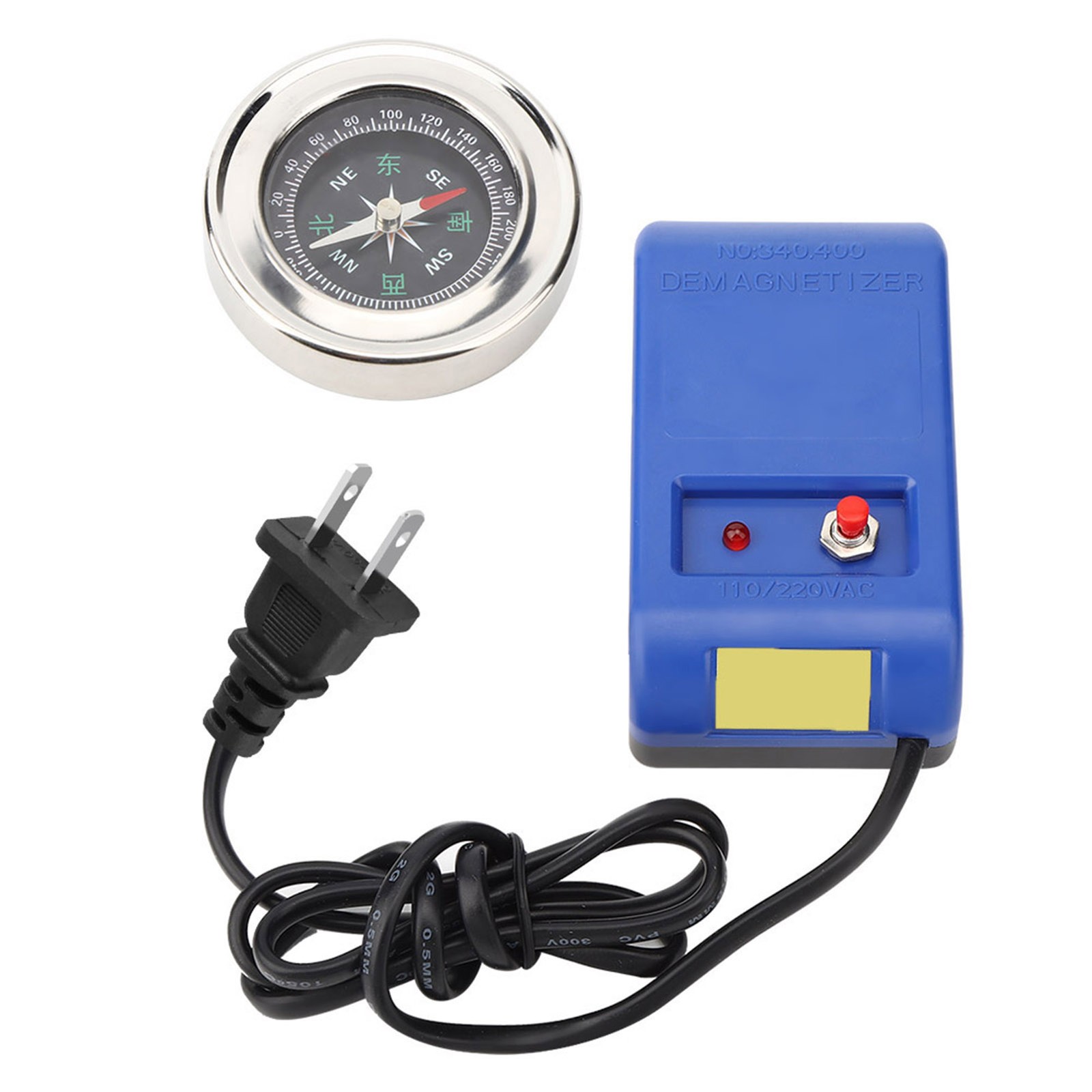 Electrical Demagnetizer Tools Compass Set For Watch Repair Degausser