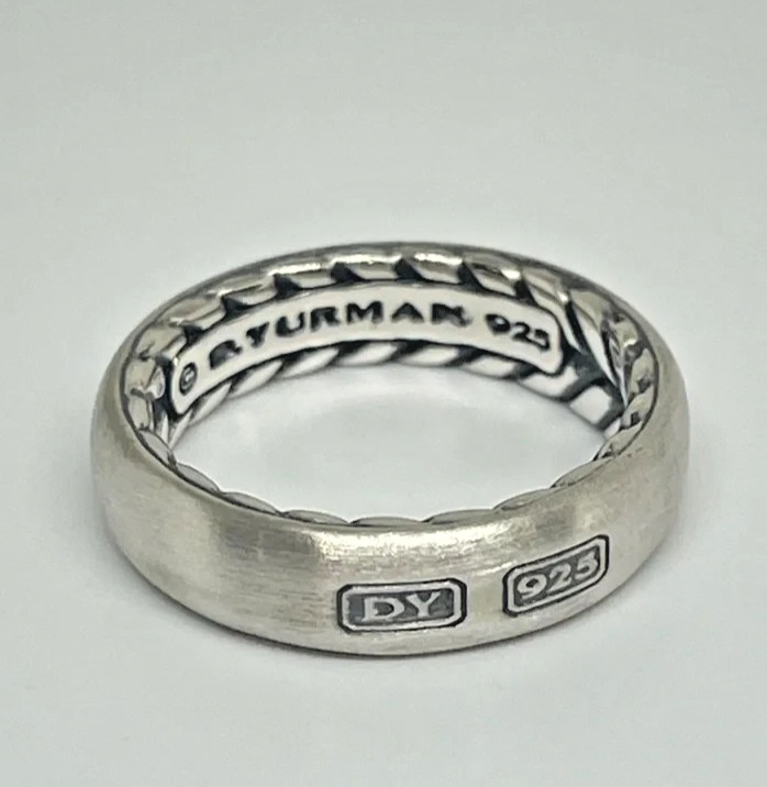 David Yurman Men’s Sterling Silver Ring 9.5
