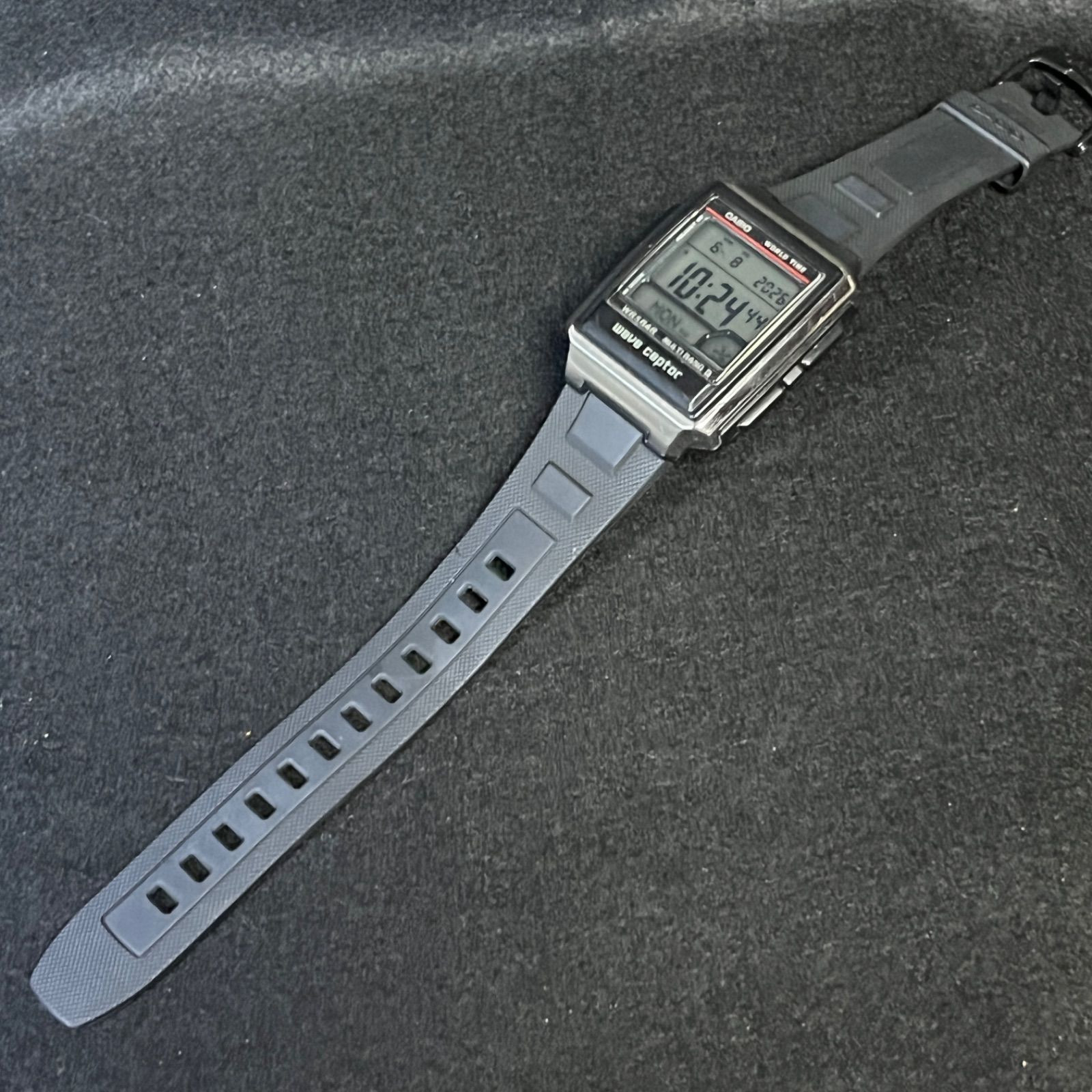 CASIO WAVE CEPTOR WV-59R-1AJF Men’s Watch New Mineral glass World Time Japan