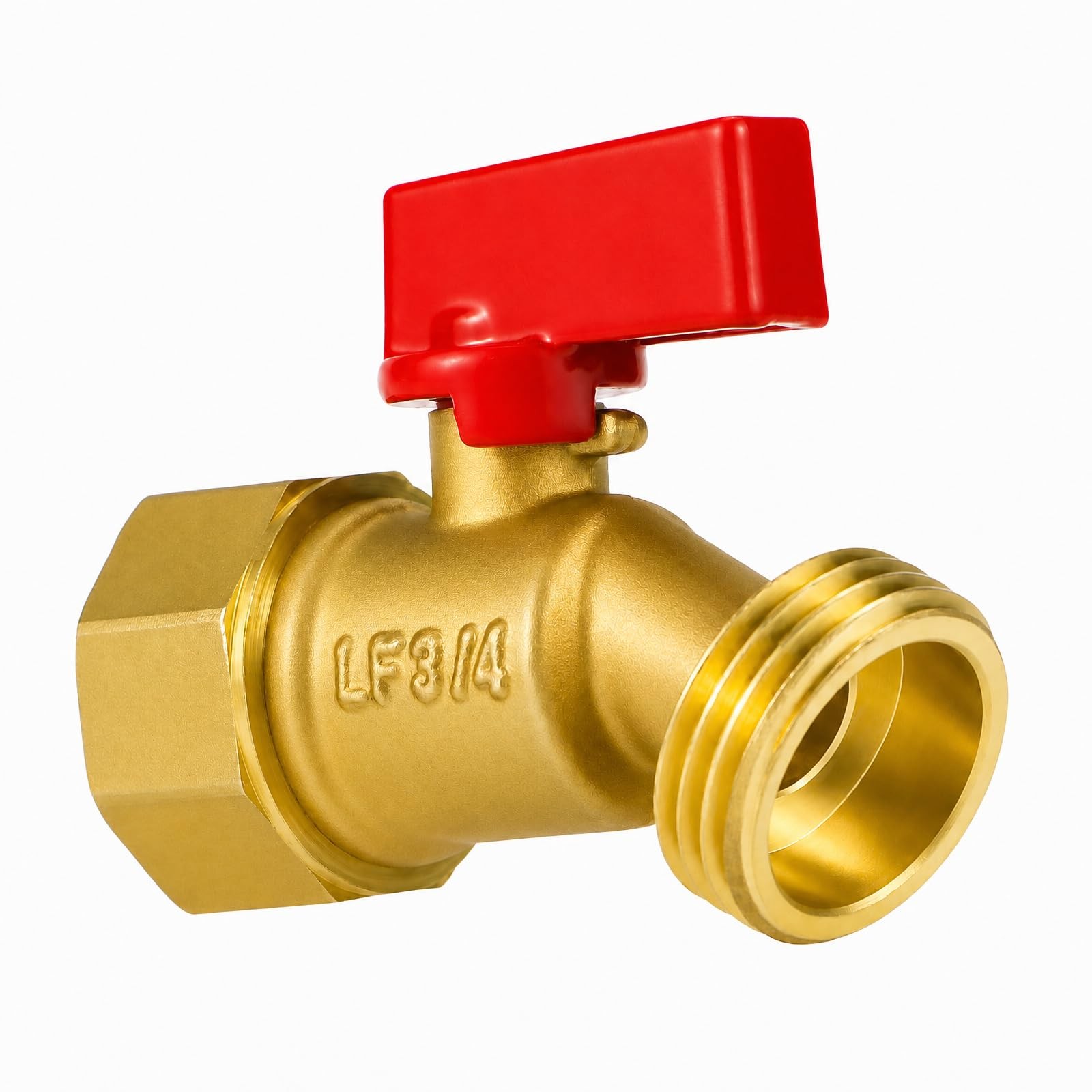 Outdoor Faucet, 3/4 Hose Bib, Solid Brass, Female NPT x Male GHT