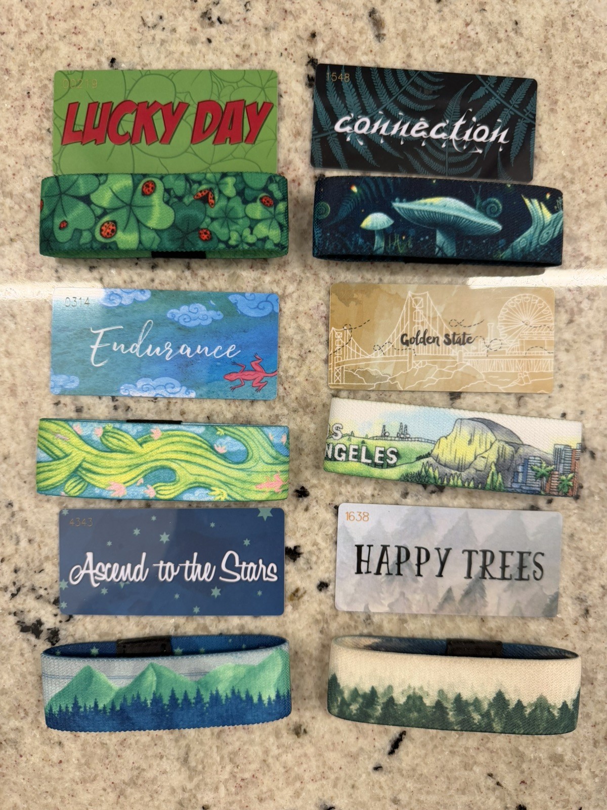 Lot of 6 Zox Wristbands Size Medium
