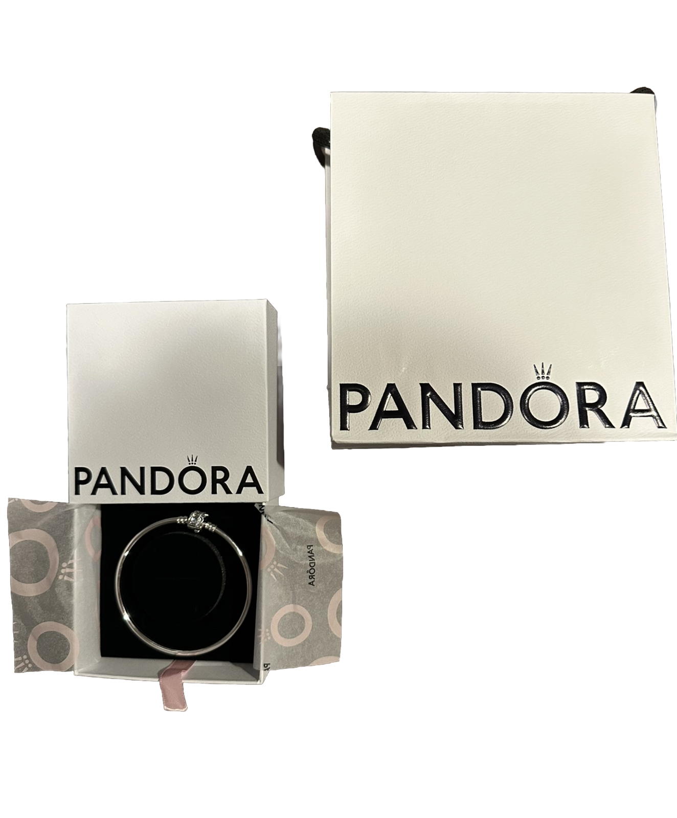 AUTHENTIC Pandora Silver Bangle Brace – BRAND NEW IN BOX – See Description