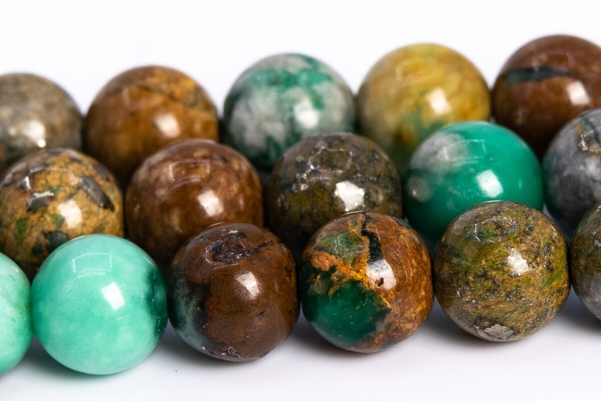 Genuine Natural Atacamite Grade AAA Round Gemstone Loose Beads 5-6/8/10/12MM