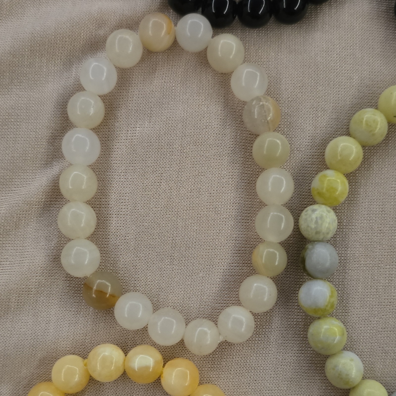 stone beaded bracelets, gemstone, crystal, Multicolor, Unisex Adults