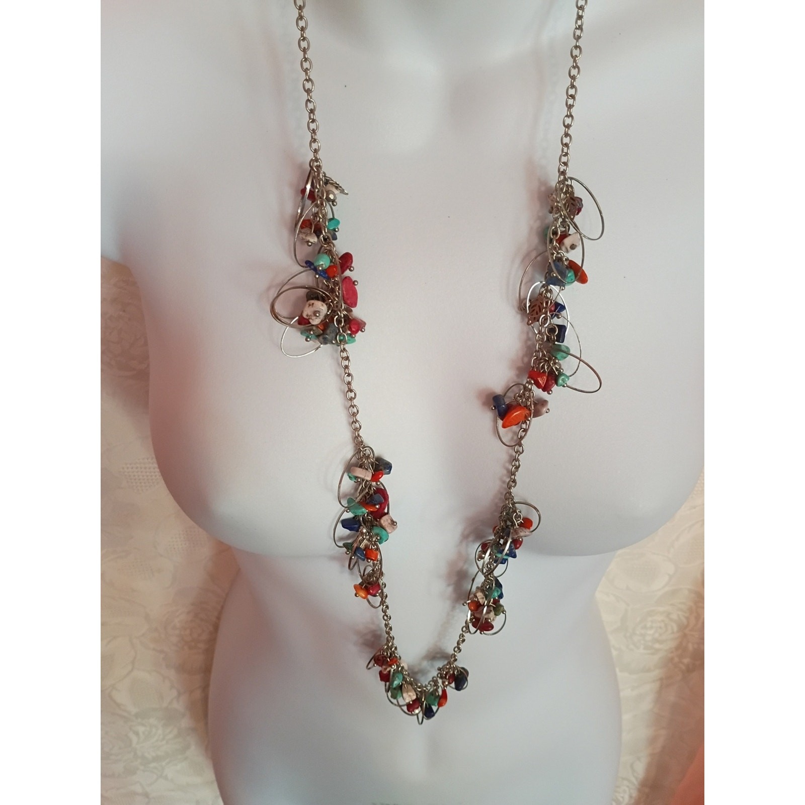Multicolor Bead Whimsy Necklace