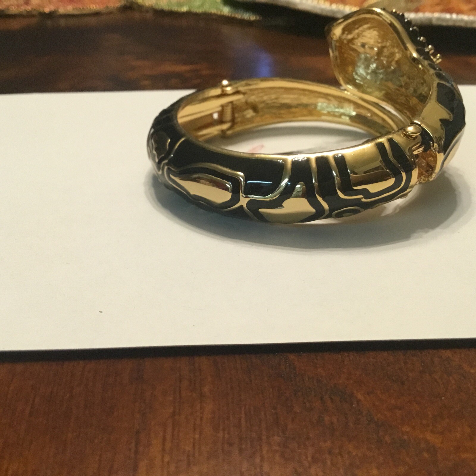 ABS Allen Schwartz Snake Bling Bracelet Gorgeous Sophisticated Look!