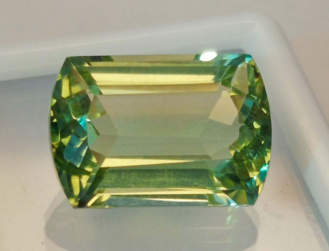 Fancy Cushion Cut Bi-Colour Tourmaline 8-10 Ct Natural Loose Gemstone RK297