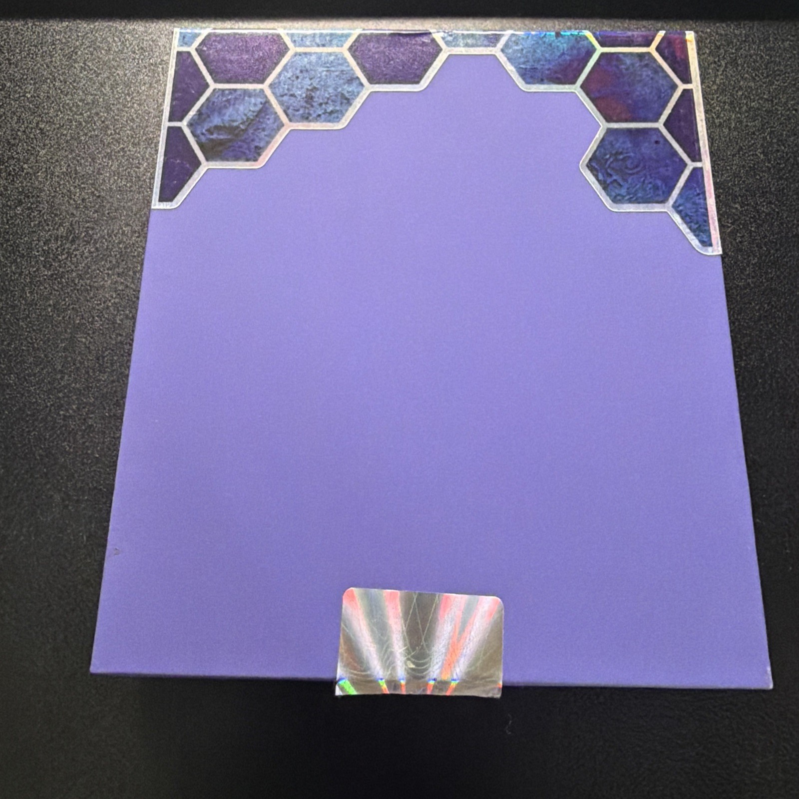 Trader Bea Epic Chase coin Box Paperboard Lined Foam Insert purple empty