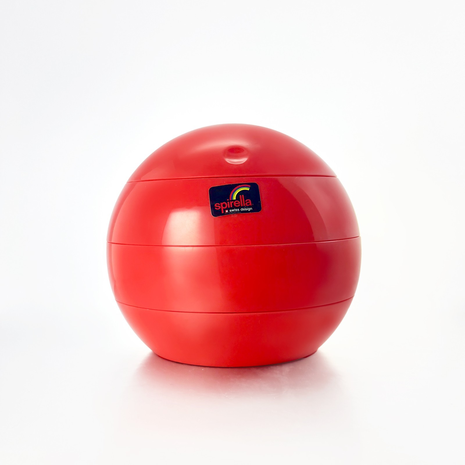 Spirella Swiss Design Space Age Style Red ABS Plastic Sphere Swivel Organizer