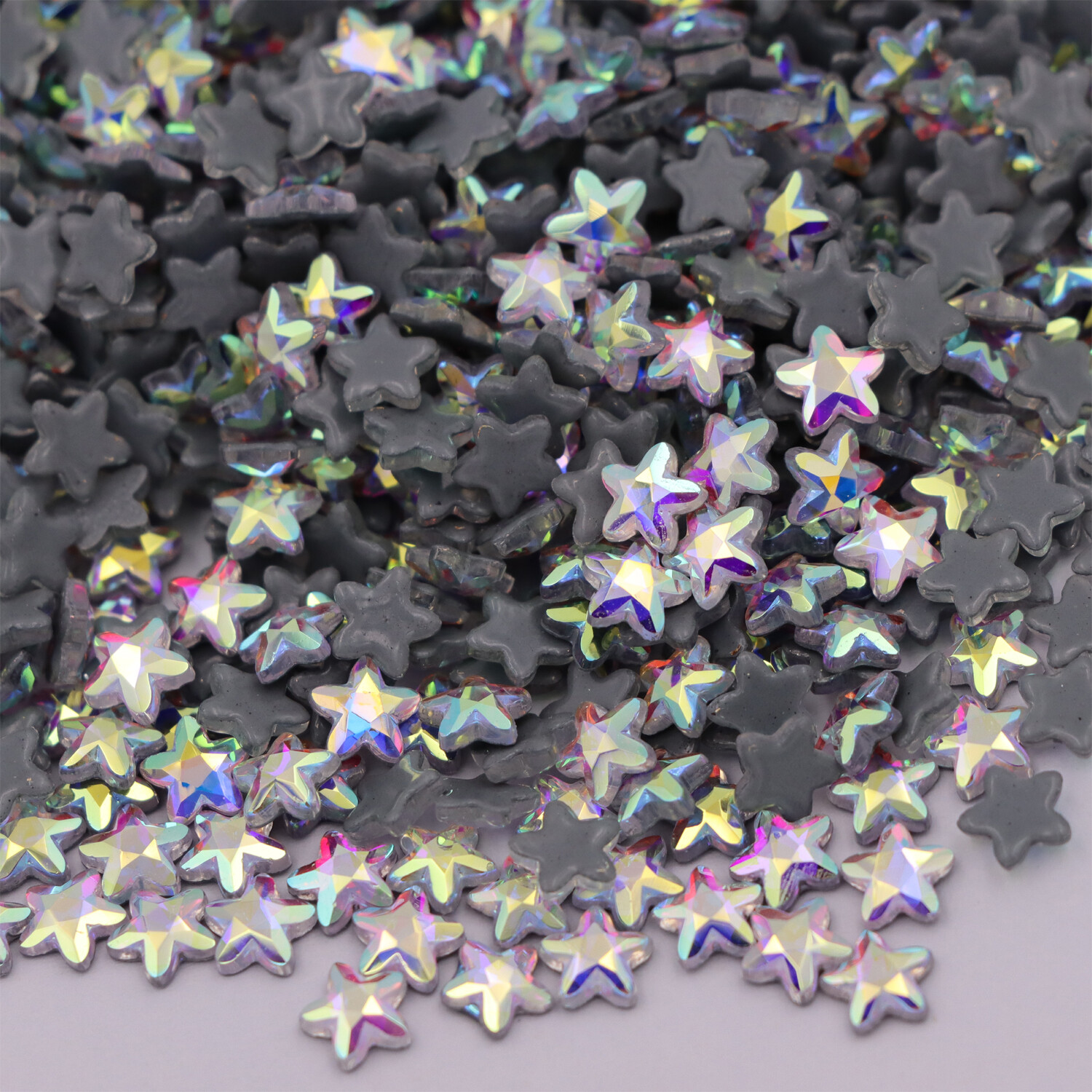Special Shape Crystal AB Iron On Hotfix Rhinestones Hot Fix Flatback Stones Gem