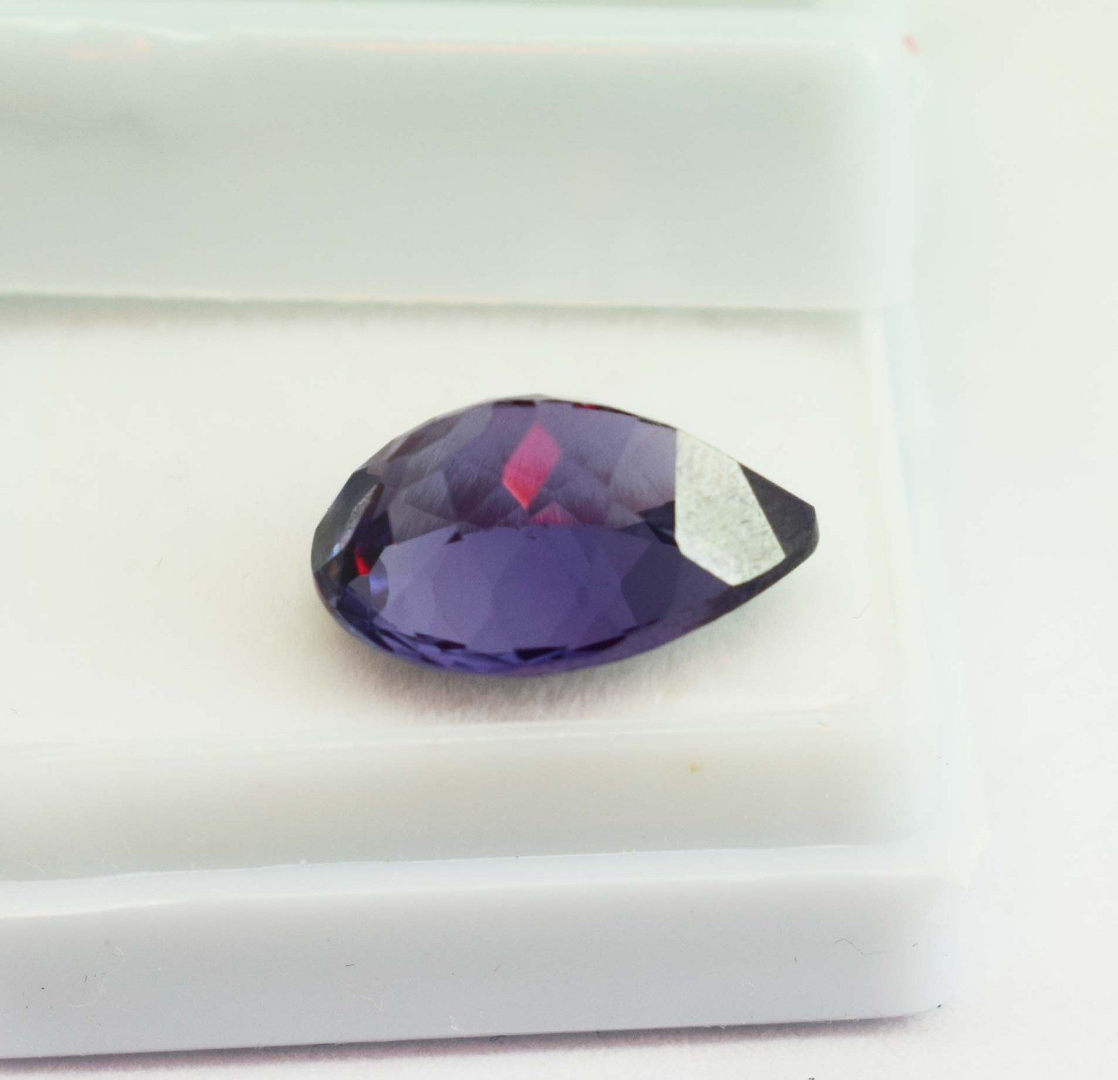 10Ct Natural Alexandrite gemstone Pear cut Color Changing Alexandrite