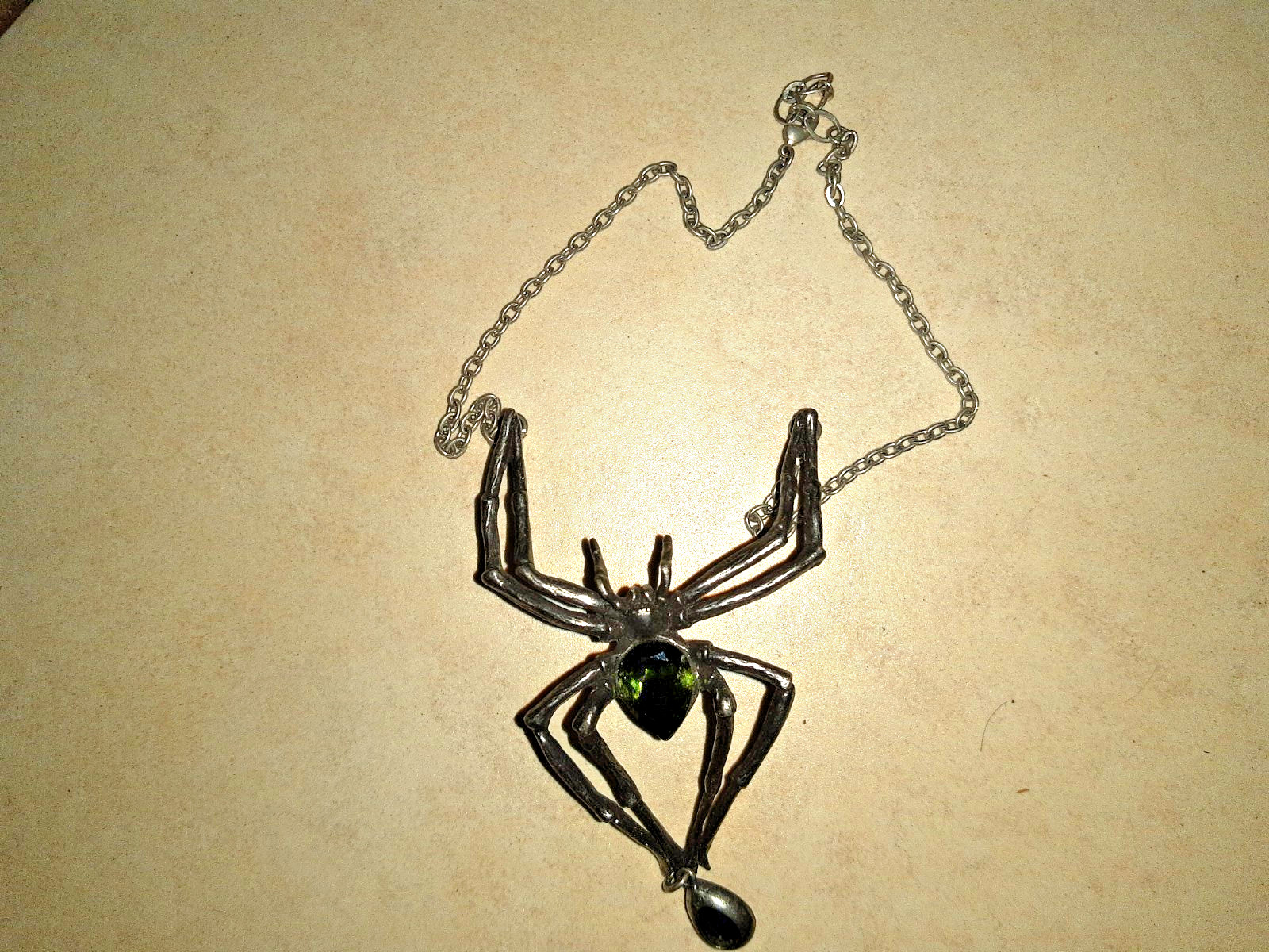 Vintage Alchemy Venom Spider Necklace