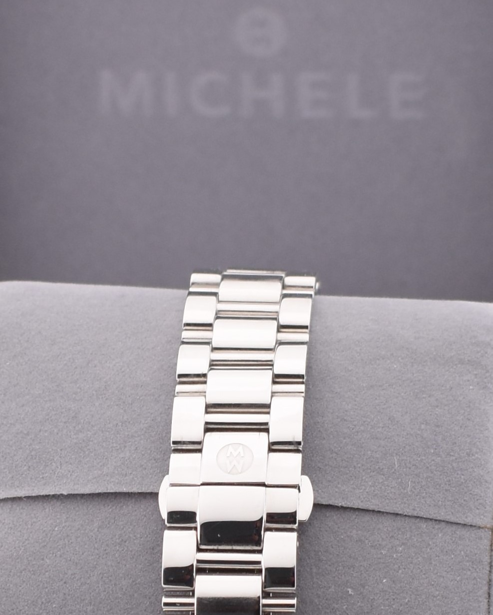Michele Milou Park MW15C01A2025 Stainless Steel Ladies Diamond Watch $1045.00